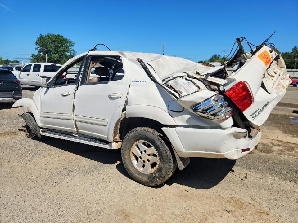 2002 Toyota Sequoia VIN 5TDZT38A12S121245 COPART salvage auction — ROLLOVER, LA - CERT OF TITLE-SALVAGE, sold $20 on 2026-07-23 (photo 2)