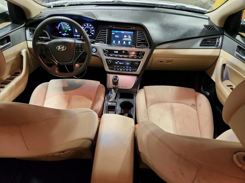 2017 Hyundai Sonata VIN KMHE24L18HA044180 COPART salvage auction — VANDALISM, PA - CERT OF SALV-R=RECONSTRUCTED, sold $1,700 on 2026-07-31 (photo 8)