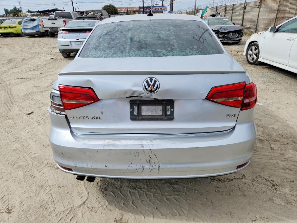 2015 Volkswagen Jetta VIN 3VWLA7AJ5FM201664 COPART salvage auction — REAR END, CA - SALVAGE CERTIFICATE, sold $1,550 on 2026-07-30 (photo 6)