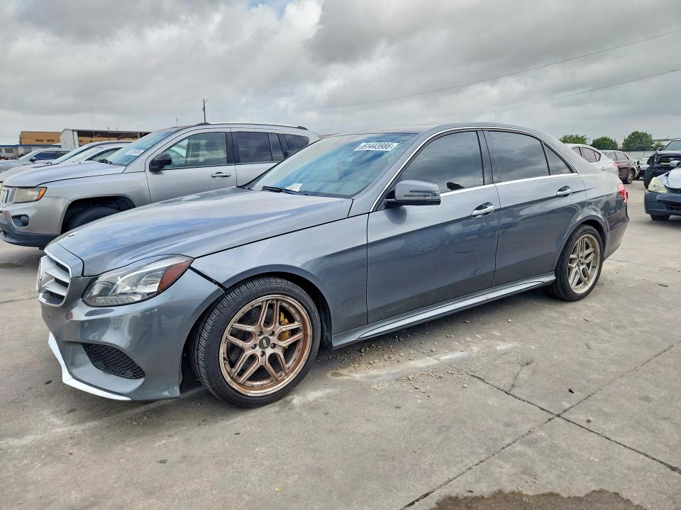 2016 Mercedes-benz E-class VIN WDDHF8JB2GB265877 COPART salvage auction — FRONT END, Tx - Cert Of Title-Rebuilt Salvage, sold $1,250 on 2026-07-30 (photo 1)