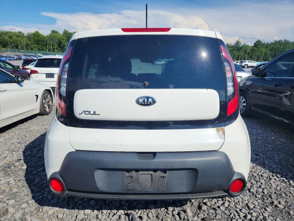 2015 Kia Soul VIN KNDJP3A59F7199674 COPART salvage auction — MECHANICAL, Pa - Cert Of Title, sold $700 on 2026-07-29 (photo 6)