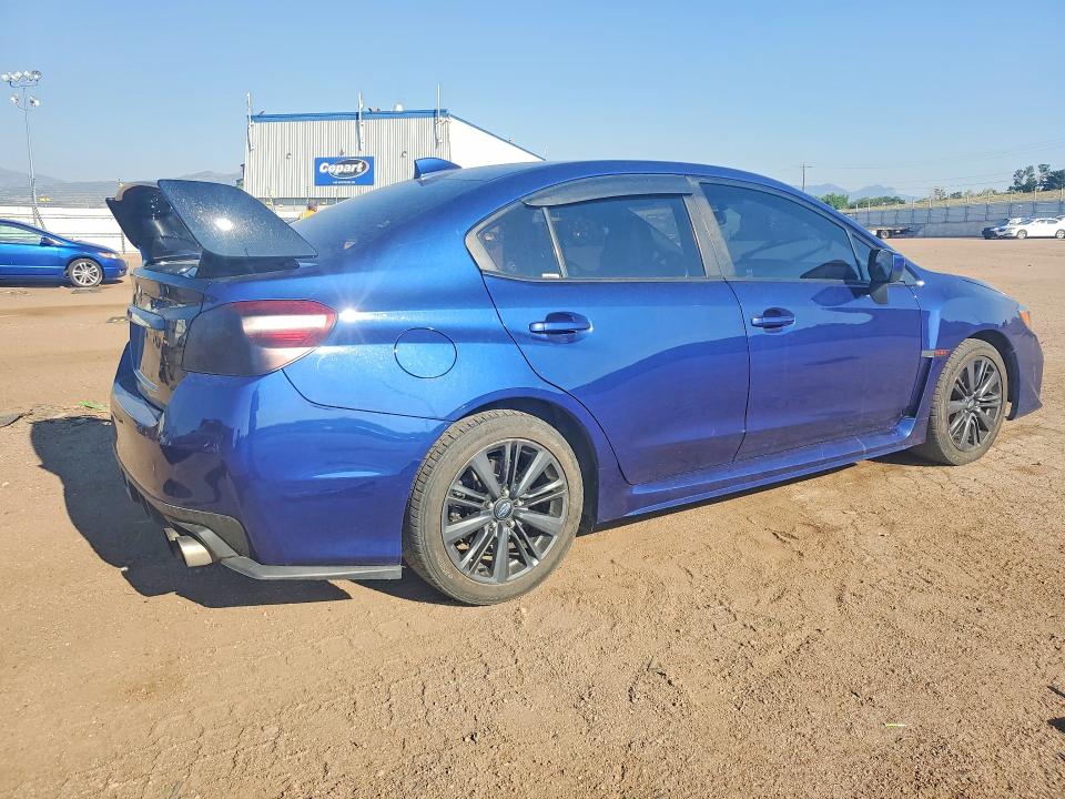 2017 Subaru Wrx VIN JF1VA1B63H9829670 COPART salvage auction — MECHANICAL, Co - Cert Of Title-Rebuilt Salvage, sold $2,250 on 2026-07-22 (photo 3)