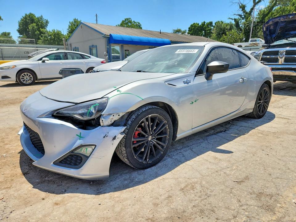 2013 Scion Fr-s VIN JF1ZNAA19D2707491 COPART salvage auction — FRONT END, Ks - Cert Of Title-Salvage, sold $300 on 2026-07-27 (photo 1)