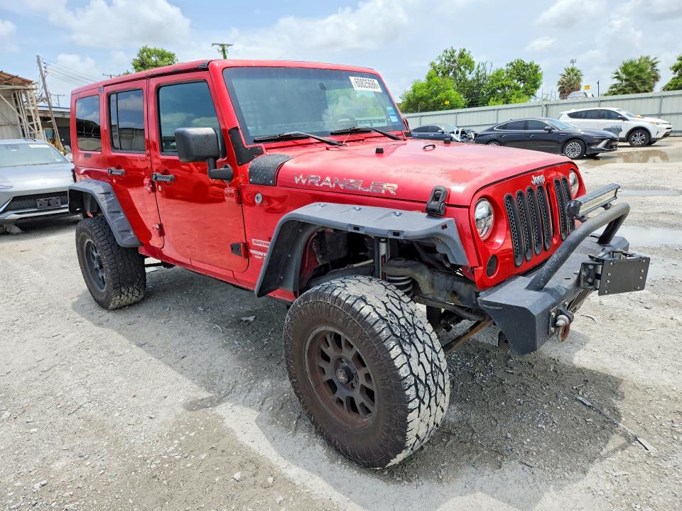 2010 Jeep Wrangler unlimited VIN 1J4BA3H10AL123991 COPART salvage auction — MECHANICAL, Tx - Bonded Title - Clean (P), sold $1,850 on 2026-07-23 (photo 4)