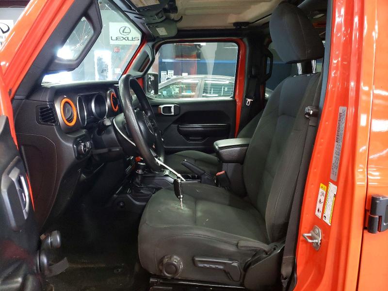 2018 Jeep Wrangler unlimited VIN 1C4HJXDG9JW172476 COPART salvage auction — FRONT END, VA - CERTIFICATE OF TITLE (P), sold $9,500 on 2026-07-24 (photo 7)