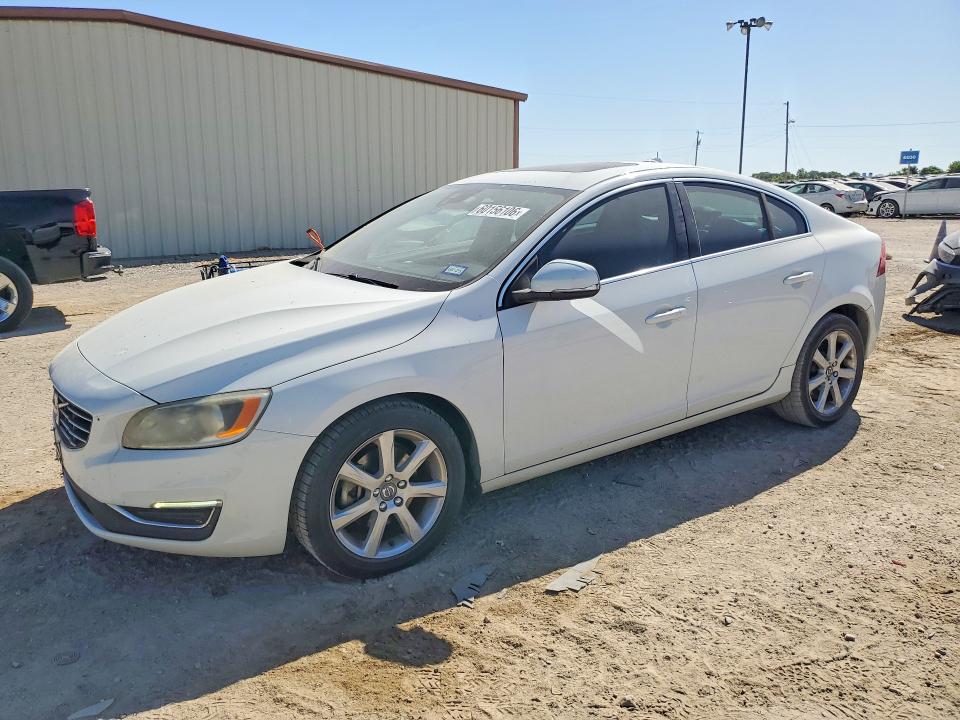 2016 Volvo S60 VIN YV126MFK9G2392265 COPART salvage auction — MECHANICAL, Tx - Certificate Of Title, sold $4,935 on 2026-07-29 (photo 1)