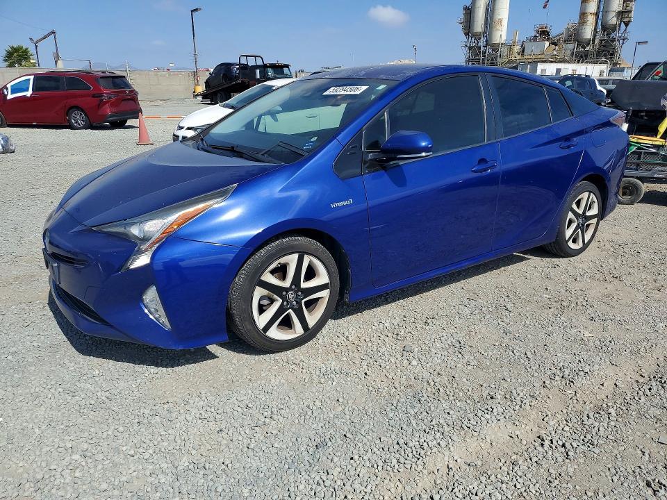 2016 Toyota Prius VIN JTDKARFU5G3513726 COPART salvage auction — REAR END, Salvage Title, sold $2,100 on 2026-07-28 (photo 1)