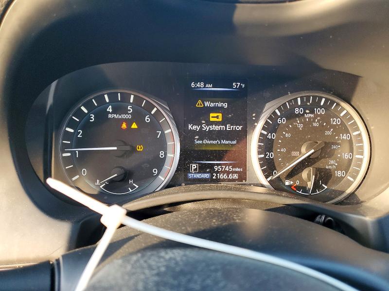 2018 Infiniti Q50 VIN JN1EV7AR0JM432064 COPART salvage auction — FRONT END, Ny - Mv-907A Salvage Certificate, sold $425 on 2026-07-28 (photo 9)
