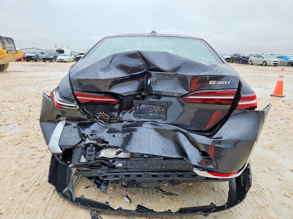 2025 BMW 5er VIN WBA43FJ06SCU14912 COPART salvage auction — REAR END, Tx - Salvage Vehicle Title, sold $22,500 on 2026-09-03 (photo 6)