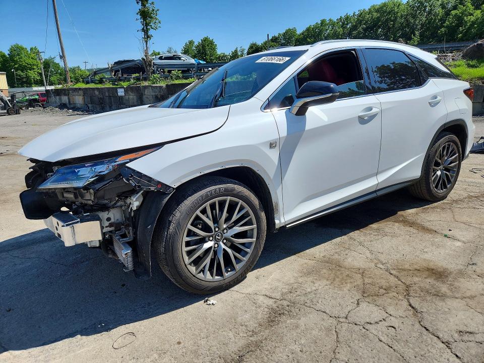 2018 Lexus Rx VIN 2T2BZMCA9JC140349 COPART salvage auction — FRONT END, Ny - Mv-907A Salvage Certificate, sold $475 on 2026-07-30 (photo 1)