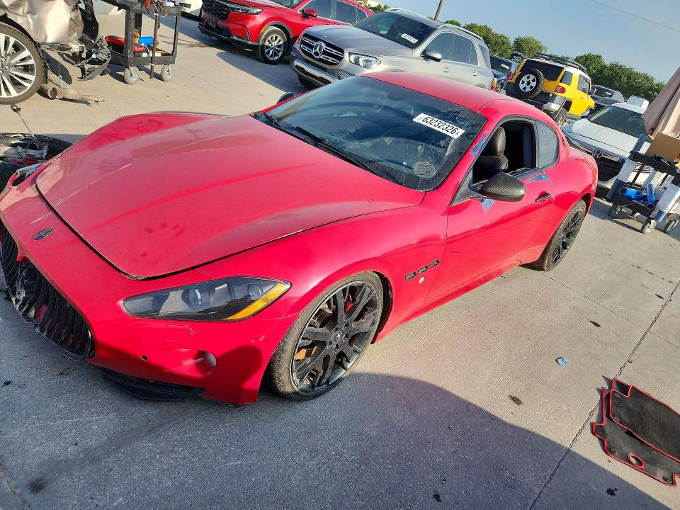 2012 Maserati Granturismo VIN ZAM45KLA2C0060624 COPART salvage auction — SIDE, Tx - Certificate Of Title, sold $7,500 on 2026-08-19 (photo 1)