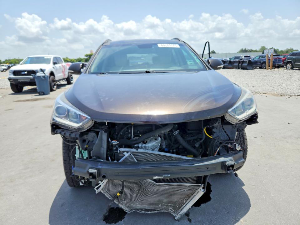 2017 Hyundai Santa fe VIN KM8SR4HF2HU169046 COPART salvage auction — FRONT END, Fl - Cert Of Title Slvg Rebuildable, sold $3,900 on 2026-07-15 (photo 5)