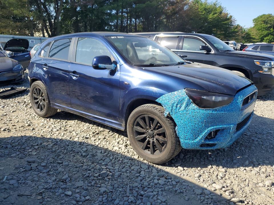 2011 Mitsubishi Outlander sport VIN JA4AR4AU8BZ009573 COPART salvage auction — REAR END, Pa - Certificate Of Salvage, sold $625 on 2026-07-13 (photo 4)