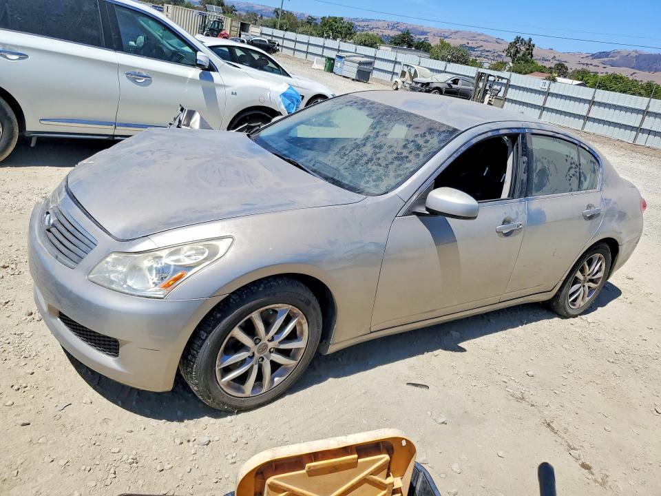 2008 Infiniti G35 VIN JNKBV61E78M219290 COPART salvage auction — FRONT END, CA - DIS/DLR/EXP ONLY CLEAN TITLE, sold $60 on 2026-07-30 (photo 1)