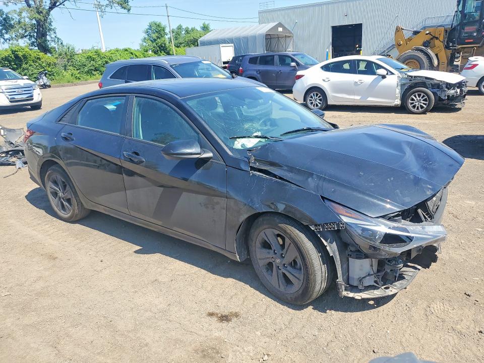 2023 Hyundai Elantra VIN KMHLM4AG6PU528080 COPART salvage auction — FRONT END, Qc - Irrecuperable, sold $1,950 on 2026-09-08 (photo 4)