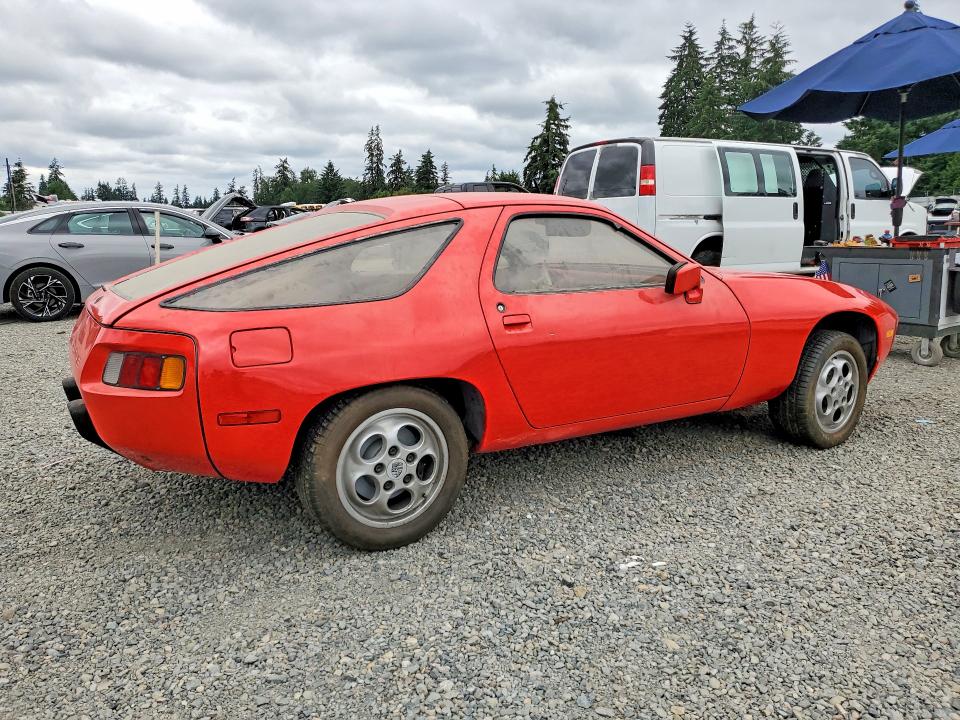 1981 Porsche 928 VIN WP0JA0928BS820789 COPART salvage auction — STRIPPED, Wa - Vehicle Cert Of Ownership-Titl, sold $250 on 2026-07-21 (photo 3)