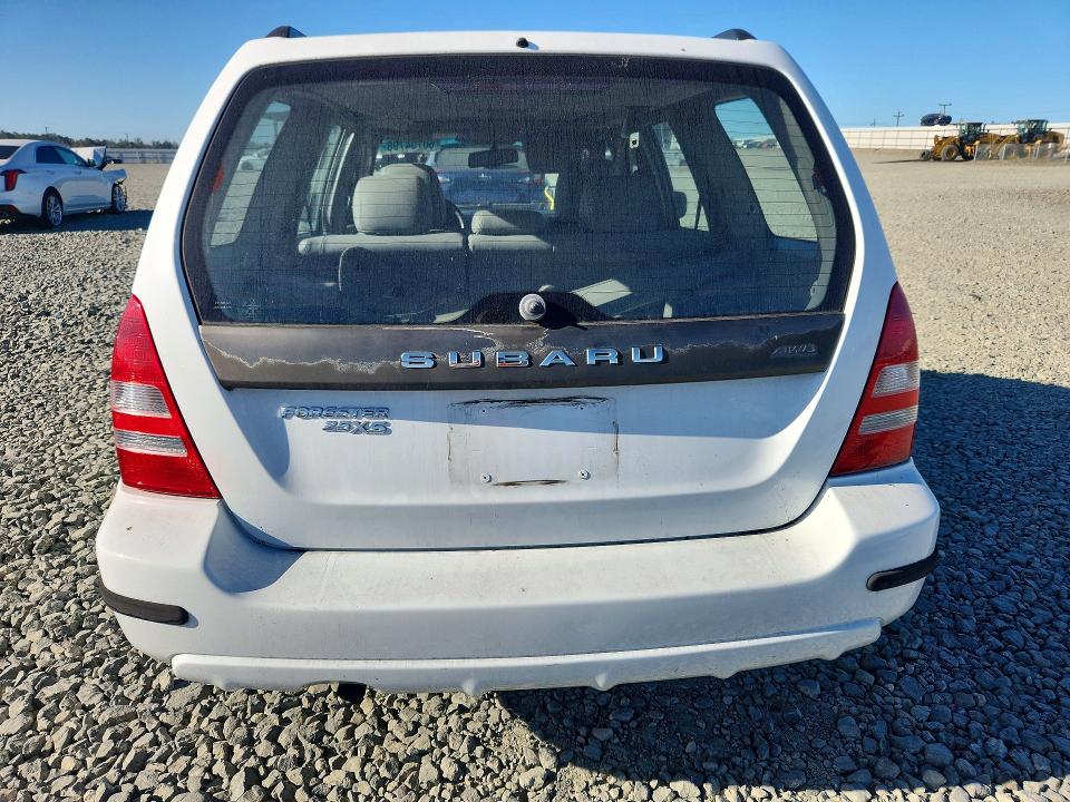 2003 Subaru Forester VIN JF1SG65693H700552 COPART salvage auction — FRONT END, Ca - Salvage Certificate, sold $675 on 2026-07-23 (photo 6)