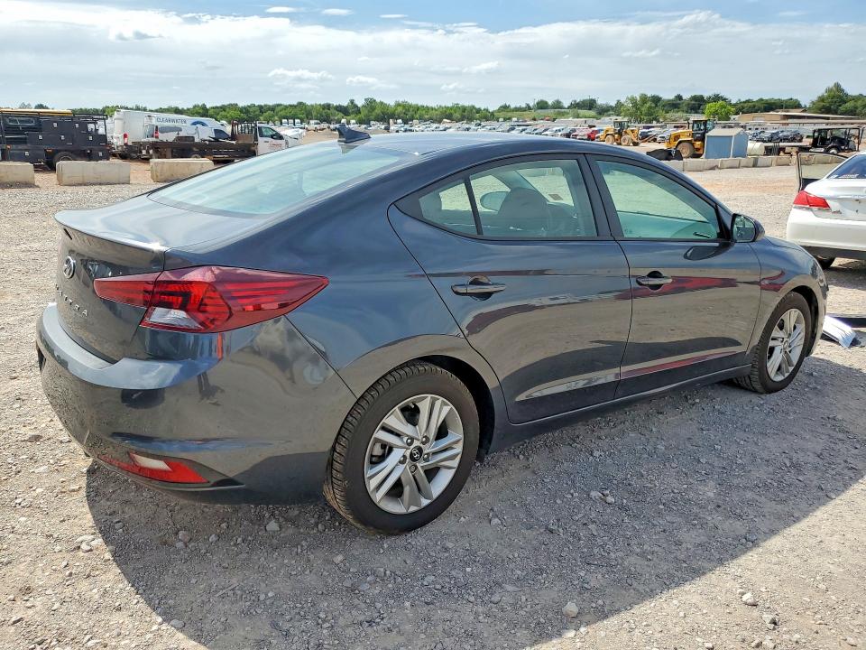 2020 Hyundai Elantra VIN 5NPD84LF9LH598355 COPART salvage auction — NORMAL WEAR, Ok - Certificate Of Title (P), sold $5,700 on 2026-07-09 (photo 3)