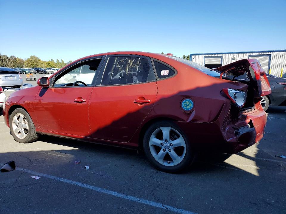 2008 Hyundai Elantra VIN KMHDU46D98U305844 COPART salvage auction — REAR END, CA - SALVAGE CERTIFICATE, sold $575 on 2026-07-17 (photo 2)