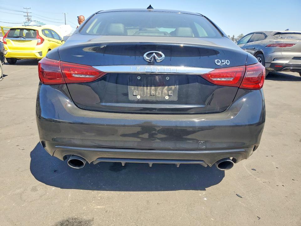 2019 Infiniti Q50 VIN JN1EV7AP8KM540254 COPART salvage auction — MINOR DENT/SCRATCHES, Ca - Dis/Dlr/Exp Only Clean Title (P), sold $3,900 on 2026-07-20 (photo 6)