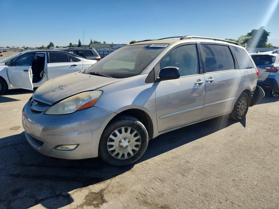 2008 Toyota Sienna VIN 5TDZK23C58S187022 COPART salvage auction — REAR END, Ca - Salvage Certificate, sold $400 on 2026-07-10 (photo 1)