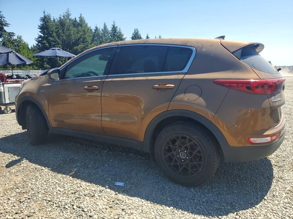 2017 Kia Sportage VIN KNDPMCAC8H7130124 COPART salvage auction — MECHANICAL, Wa - Vehicle Cert Of Ownership-Titl, sold $1,600 on 2026-07-31 (photo 2)