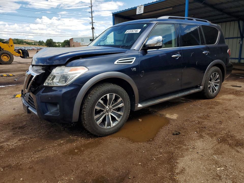 2020 Nissan Armada VIN JN8AY2NC1L9617942 — COPART salvage auction photo