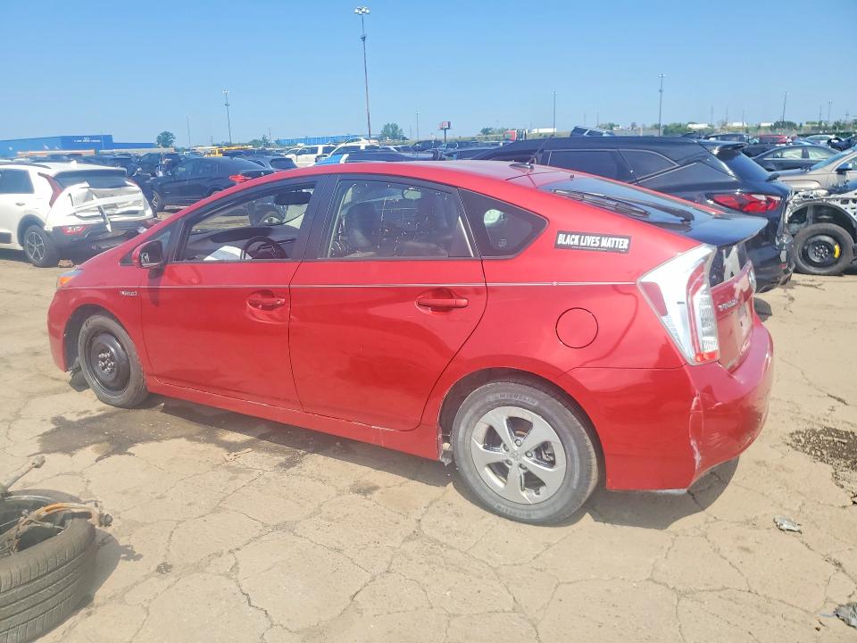 2013 Toyota Prius VIN JTDKN3DU9D0343646 COPART salvage auction — FRONT END, MI - CERTIFICATE OF TITLE, sold $3,150 on 2026-07-24 (photo 2)