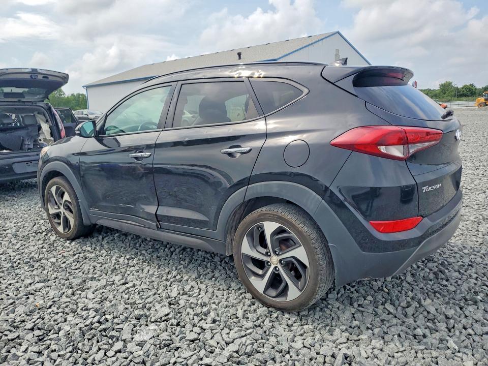 2016 Hyundai Tucson VIN KM8J33A22GU136853 COPART salvage auction — HAIL, OH - CERT OF TITLE-SALVAGE, sold $3,750 on 2026-07-27 (photo 2)