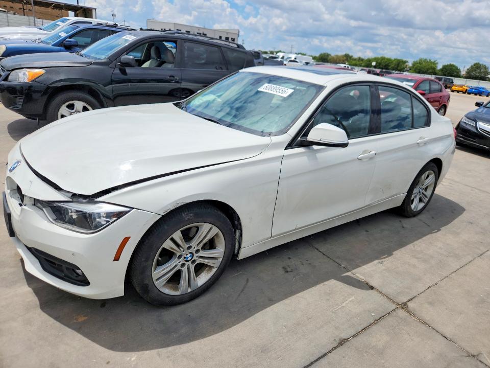 2016 BMW 3er VIN WBA8E9C5XGK643659 COPART salvage auction — FRONT END, Tx - Certificate Of Title, sold $150 on 2026-07-27 (photo 1)