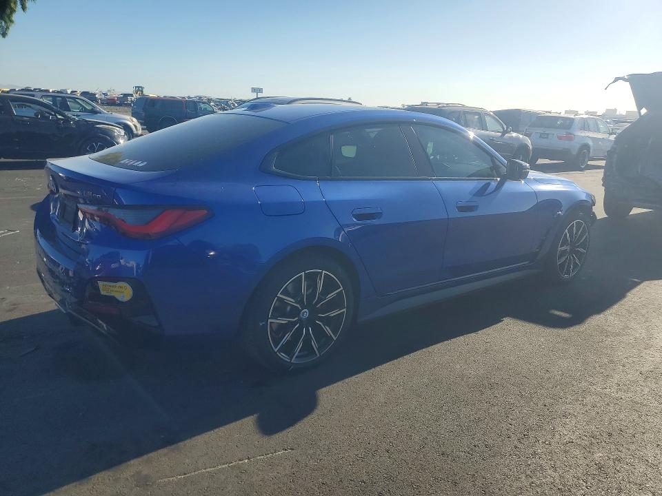 2023 BMW I4 VIN WBY33AW06PFN54795 COPART salvage auction — FRONT END, CA - SALVAGE CERTIFICATE, sold $11,800 on 2026-07-27 (photo 3)