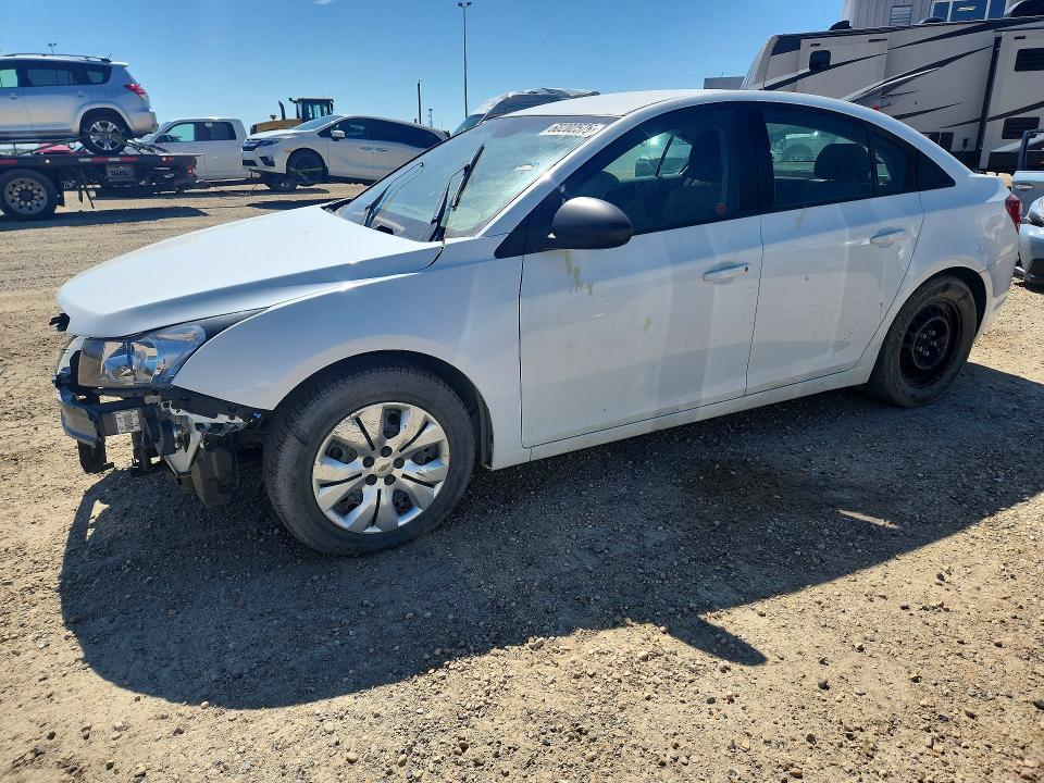 2015 Chevrolet Cruze VIN 1G1PA5SH8F7161409 COPART salvage auction — FRONT END, AB - BOS - SALVAGE, sold $100 on 2026-07-09 (photo 1)