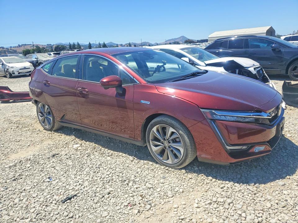 2020 Honda Clarity VIN JHMZC5F39LC000643 COPART salvage auction — REAR END, CA - SALVAGE CERTIFICATE, sold $5,300 on 2026-07-14 (photo 4)
