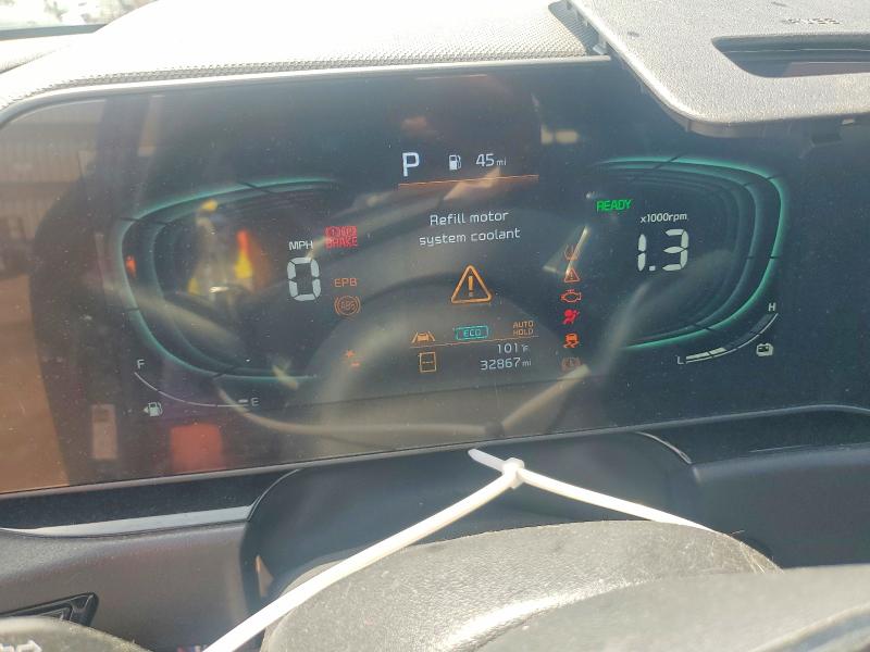 2023 Kia Niro VIN KNDCR3LE7P5060396 COPART salvage auction — FRONT END, Pa - Certificate Of Salvage, sold $7,700 on 2026-08-21 (photo 9)