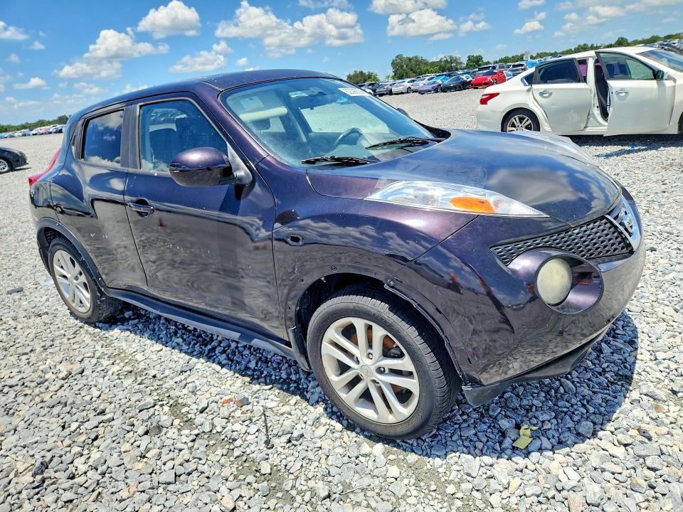 2014 Nissan Juke VIN JN8AF5MRXET352263 COPART salvage auction — MECHANICAL, Fl - Cert Of Title-Rebuilt, sold $10 on 2026-07-28 (photo 4)
