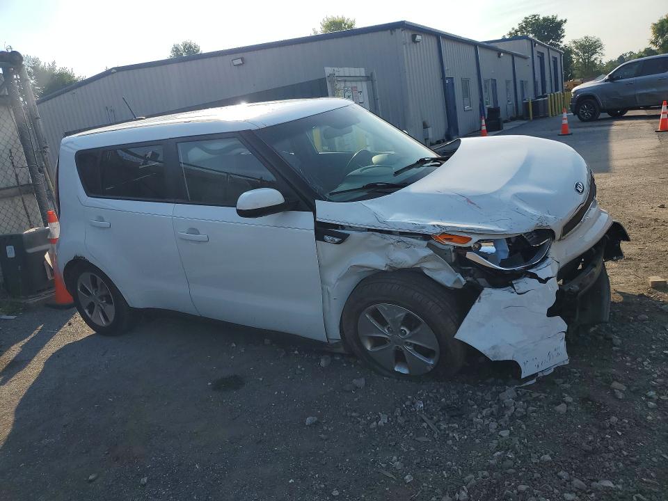 2014 Kia Soul VIN KNDJN2A27E7002747 COPART salvage auction — FRONT END, Md - Cert Of Salvage > 75% Damage, sold $350 on 2026-07-27 (photo 4)