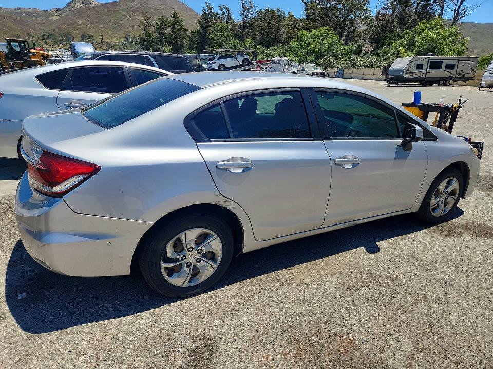 2013 Honda VIN 19XFB2F54DE289870 COPART salvage auction — SIDE, Salvage Title, sold $1,300 on 2026-07-24 (photo 3)
