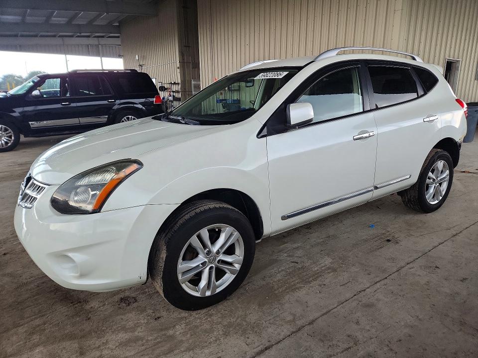 2013 Nissan Rogue VIN JN8AS5MV5DW649642 COPART salvage auction — REAR END, Fl - Cert Of Ttl-Rebuilt&Slvg Rbld, sold $275 on 2026-07-22 (photo 1)