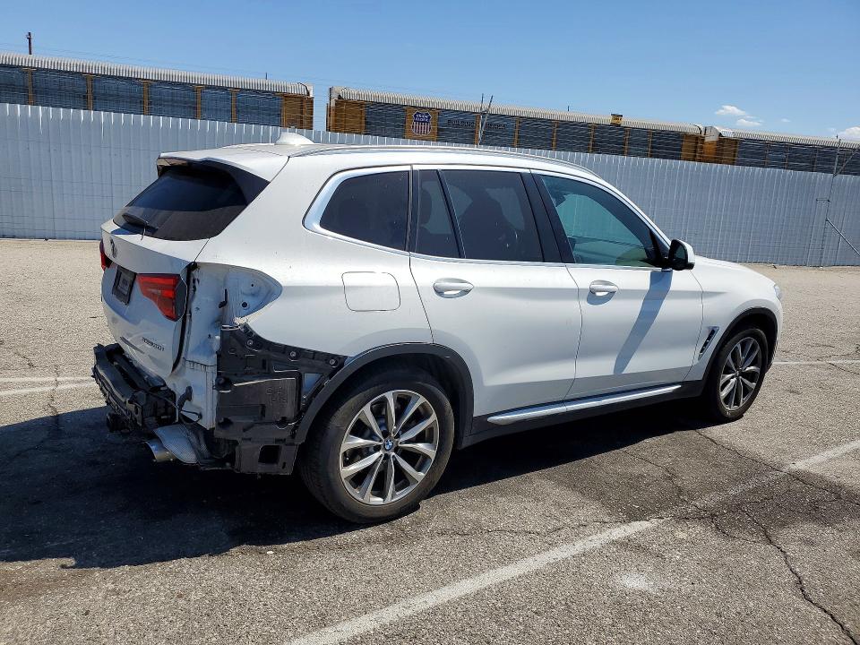 2019 BMW X3 VIN 5UXTR7C57KLE98476 COPART salvage auction — REAR END, Ca - Salvage Certificate, sold $5,600 on 2026-07-21 (photo 3)