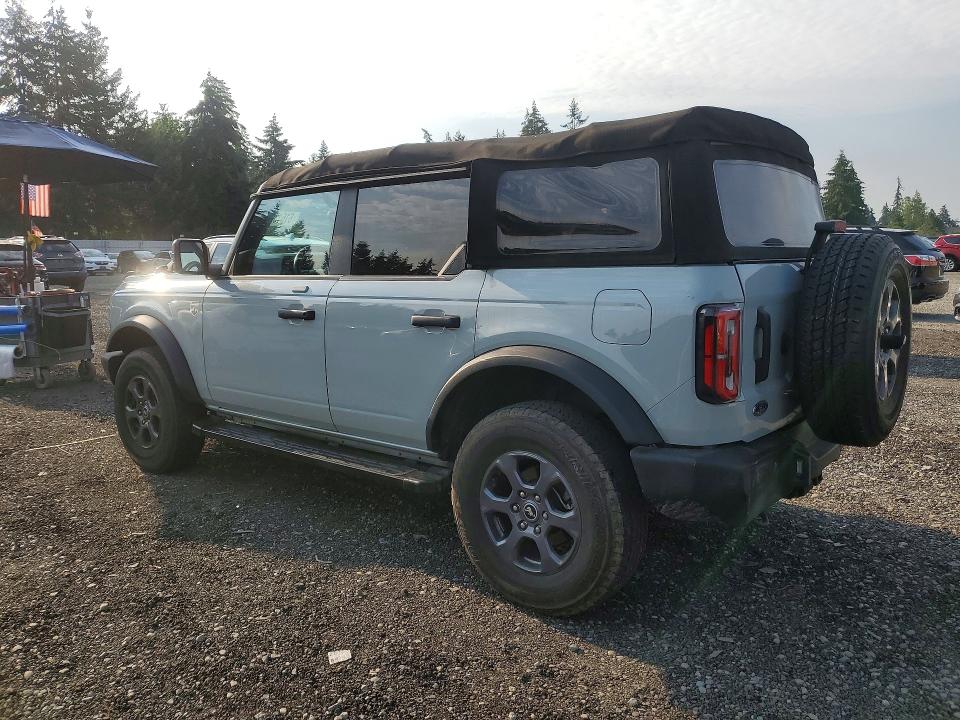 2022 Ford Bronco VIN 1FMEE5BP5NLA85398 COPART salvage auction — ROLLOVER, Wa - Bill Of Sale, sold $12,000 on 2026-07-31 (photo 2)