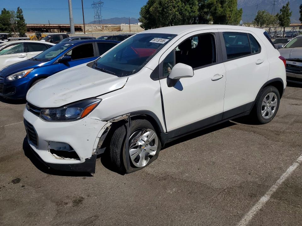 2018 Chevrolet Trax VIN KL7CJKSB6JB608192 COPART salvage auction — FRONT END, Ne - Certificate Of Title, sold $750 on 2026-07-21 (photo 1)