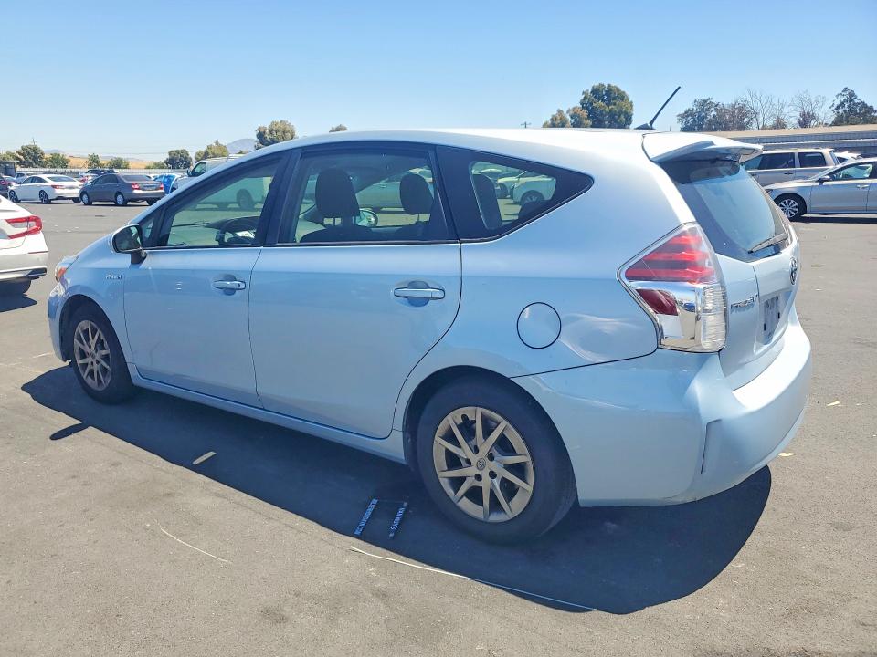 2016 Toyota Prius v VIN JTDZN3EU8GJ052437 COPART salvage auction — VANDALISM, CA - SALVAGE CERTIFICATE, sold $7,300 on 2026-07-20 (photo 2)