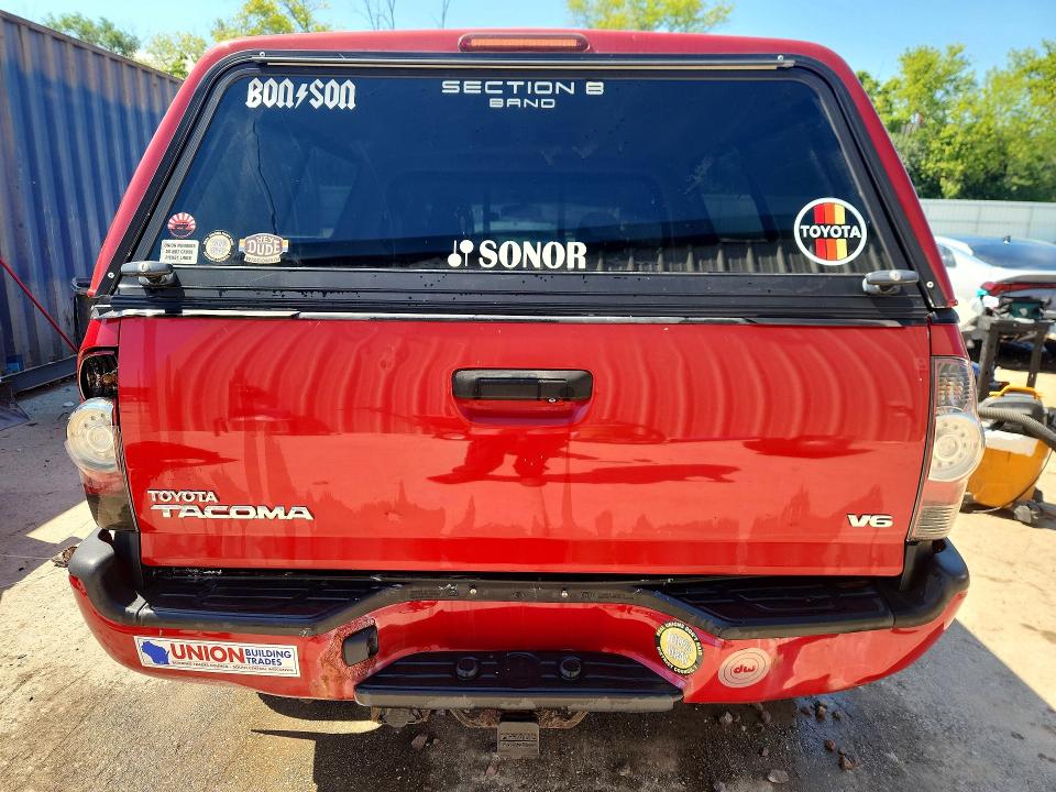2011 Toyota Tacoma VIN 5TFUU4EN0BX009535 COPART salvage auction — FRONT END, WI - CERTIFICATE OF TITLE, sold $250 on 2026-07-27 (photo 6)