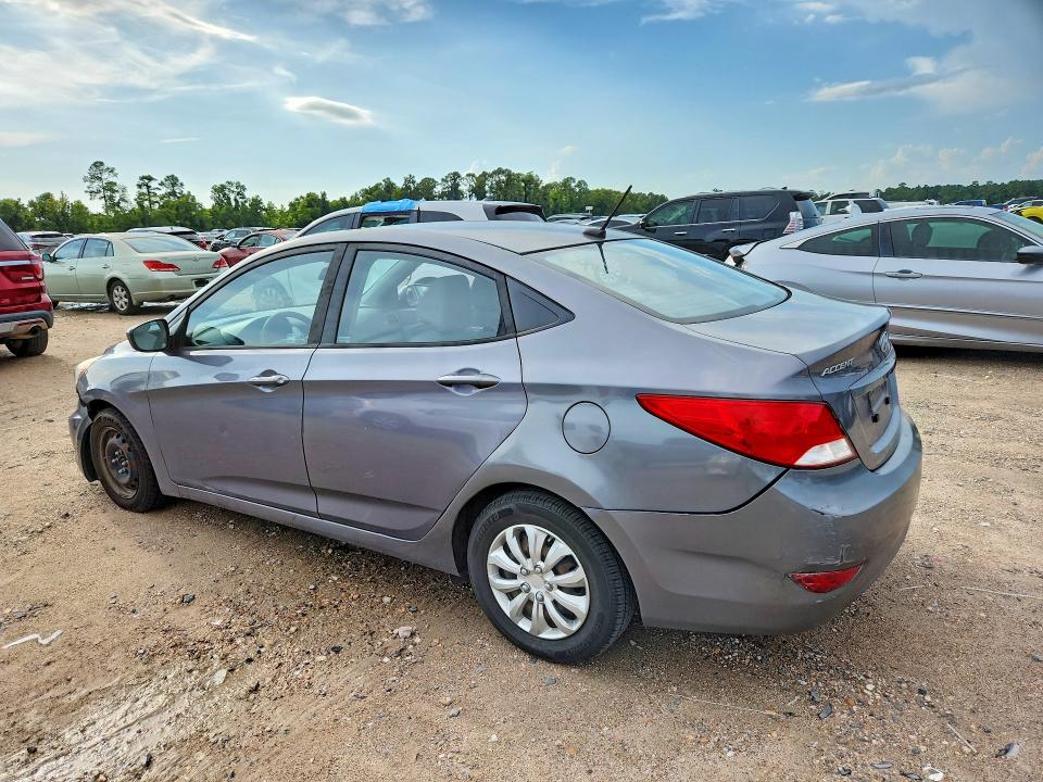 2016 Hyundai Accent VIN KMHCT4AE6GU970584 COPART salvage auction — SIDE, Tx - Salvage Vehicle Title, sold $450 on 2026-07-21 (photo 2)