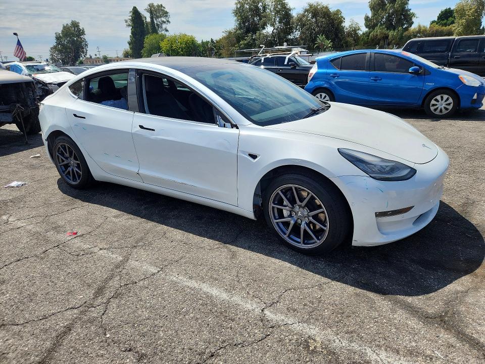 2020 Tesla Model 3 VIN 5YJ3E1EB0LF790808 COPART salvage auction — FRONT END, Ca - Salvage Certificate, sold $4,550 on 2026-07-28 (photo 4)
