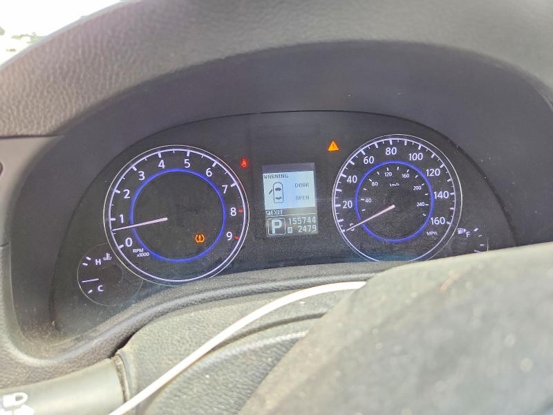2012 Infiniti G37 VIN JN1CV6APXCM623185 COPART salvage auction — WATER/FLOOD, CA - CERT OF TITLE-SALVAGED, sold $1,200 on 2026-07-17 (photo 9)
