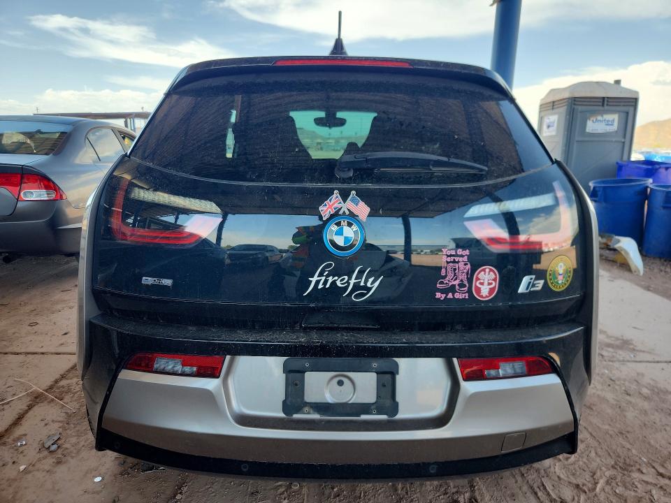 2014 BMW I3 VIN WBY1Z4C56EVX63433 COPART salvage auction — MINOR DENT/SCRATCHES, Az - Certificate Of Title, sold $2,900 on 2026-07-16 (photo 6)
