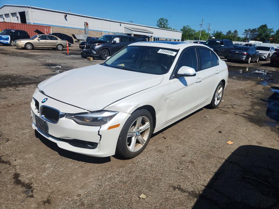 2014 BMW 3er VIN WBA3C3G50ENR25585 COPART salvage auction — FRONT END, Ct - Cert Of Title-Parts Only Salva, sold $450 on 2026-07-28 (photo 1)