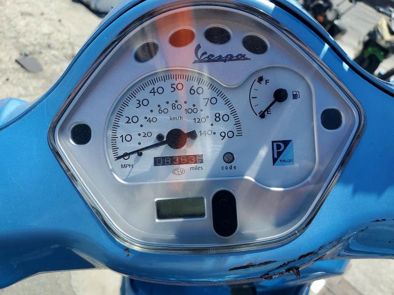 2007 Vespa Lx VIN ZAPM448F075008620 COPART salvage auction — ALL OVER, Ca - Salvage Certificate, sold $175 on 2026-08-20 (photo 7)