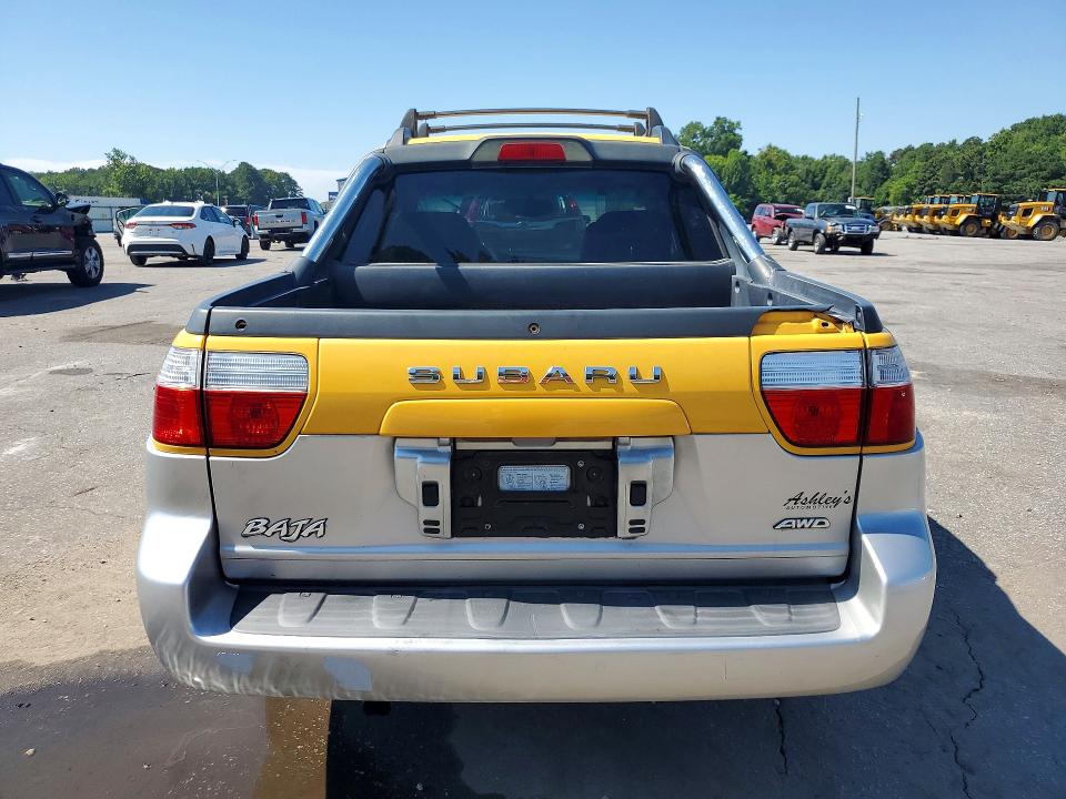 2003 Subaru Baja VIN 4S4BT61C936109372 COPART salvage auction — REAR END, Nc - Dealer Only Clean Title, sold $350 on 2026-07-21 (photo 6)